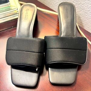 Open edit Black Women's Slide Sandals